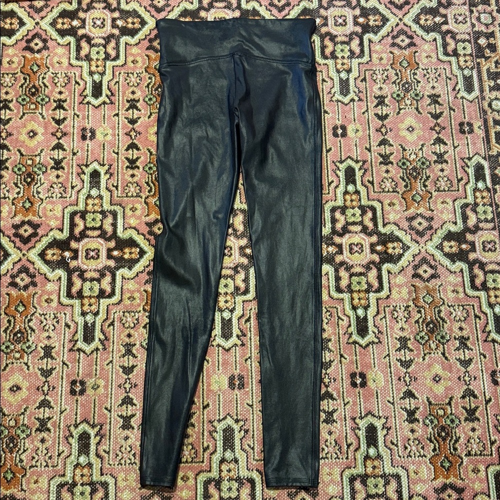 SPANX SPANXshape™ stretch leggings metallic black - Picture 8 of 9